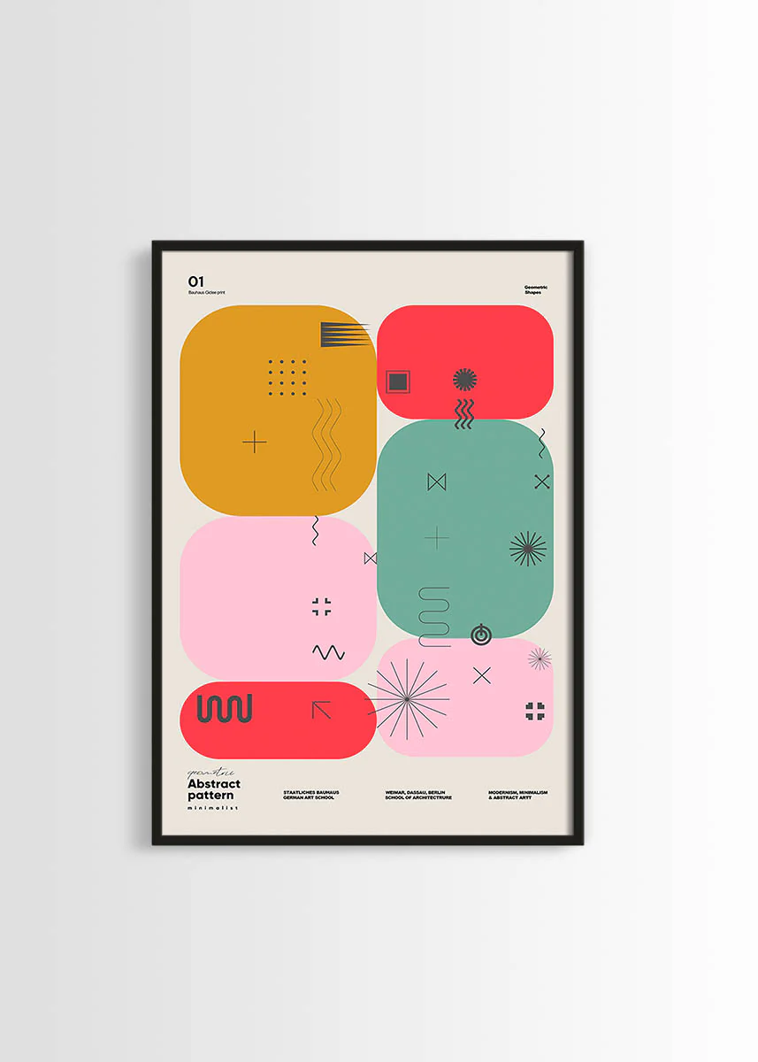 Geometric shapes N1 poster - Image 3